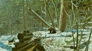 ОХОТА НА МЕДВЕДЯ В ОДИНОЧКУ.