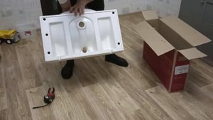 Распаковка — Умывальник Sanita Infinity INF65SLWB01