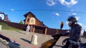 Пьяное быдло против мотоциклистов. Мото ситуации на дороге.