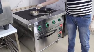 Плита электрическая 4 конфорочная с жарочным шкафом ПЭП-0,48-ДШ-01 (840(1050)х850(900)х860(880)мм