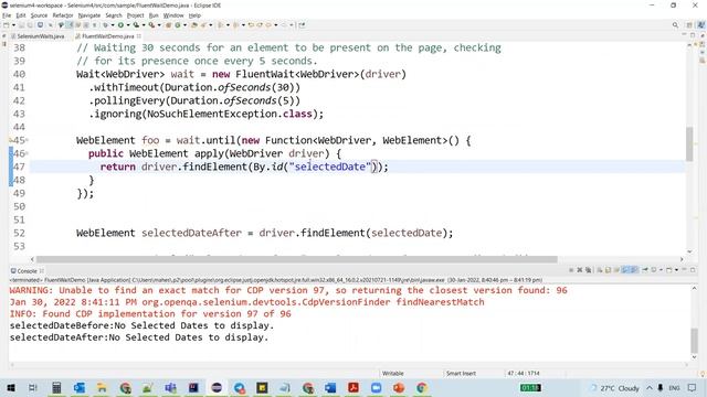 #11 FluentWait In Selenium | Selenium Waits | Selenium WebDriver Tutorial For Beginners