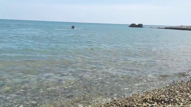Абхазия, Новый Афон, пляж