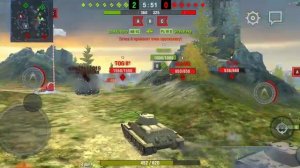 играю в танки блиц на телефоне на танке 5 уровня