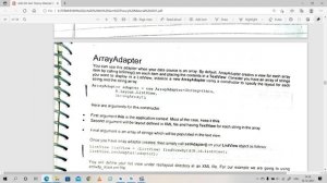 List | List Adapter | Types of Adapter | Array Adapter with example