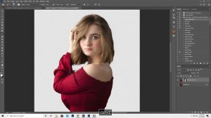 Add a Texture to seamless paper backdrop in Photoshop with Select Subject, refine edge,  painterly