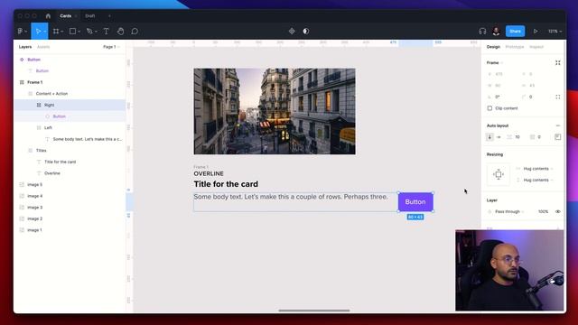 Figma Auto Layout Card Component Tutorial смотреть онлайн