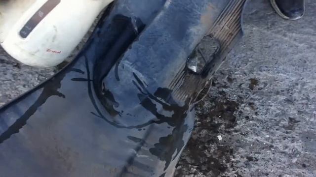 КАК БЫСТРО УБРАТЬ ВМЯТИНУ НА БАМПЕРЕ КИПЯТКОМ смотреть онлайн