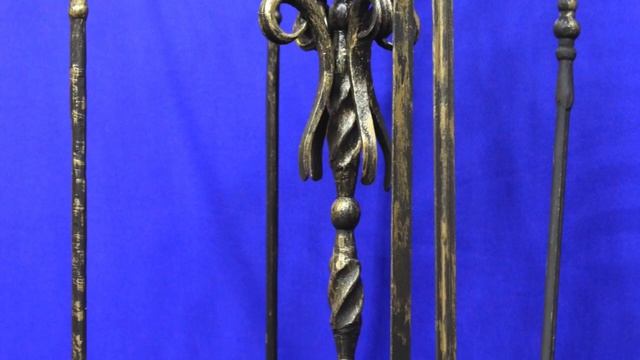 Обзор кованного винтажного подсвечника с набором для гриля, камина, барбекю! смотреть онлайн