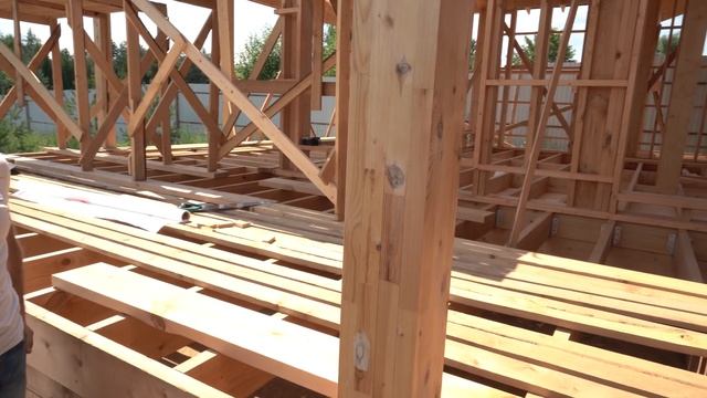 Одноэтажный каркасный дом с сауной. "Строй и Живи". смотреть онлайн