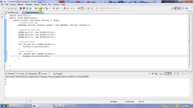 Java- HashMap and TreeMap смотреть онлайн