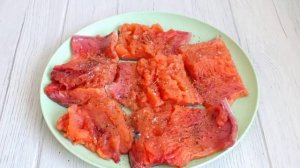 Горбуша с кабачком в духовке