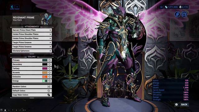 Warframe | Fashion Frame | Revenant Prime : Primitive Sorcerer смотреть онлайн