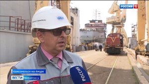 Новый паром для переправы Ванино-Холмск покинул акваторию Амурского судостроительного завода