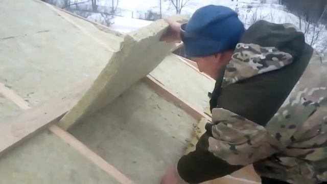 мансардная кровля,Стропильная система,Утепление смотреть онлайн