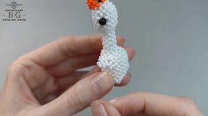 Мастер-класс Лежачий Гусь из Бисера/Часть 2.