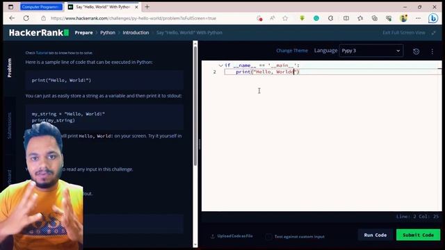 Print 'Hello, World!' in Python: Your First Code