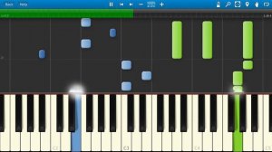 Настя Задорожная - Буду (на пианино Synthesia)