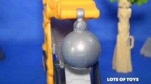 Tonka Chuck & Friends Wrecking Ball Construction Site and Disney Cars Toy Review