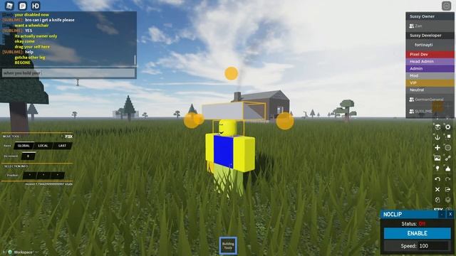 Tutorial for attaching parts to your body with btools in roblox. смотреть онлайн