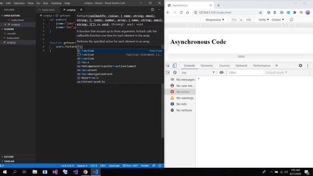 Asynchronous Programming in  JavaScript (Callback functions)
