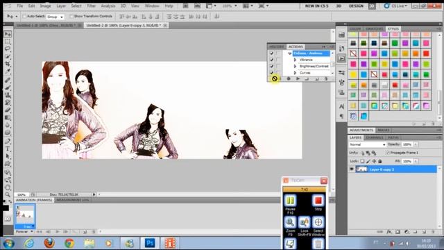 Como fazer uma capa no Photoshop Cs5 [Demi] смотреть онлайн