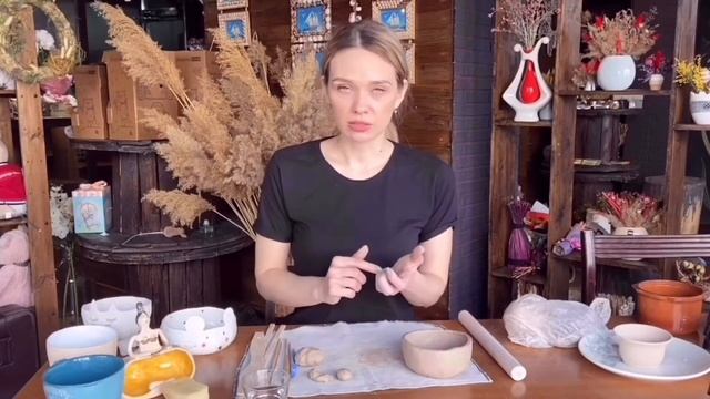 Как слепить тарелку из глины своими руками смотреть онлайн