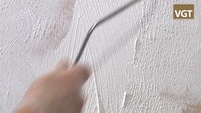 Краска фактурная для стен ВГТ ТР 03. Нанесение «шуба»
