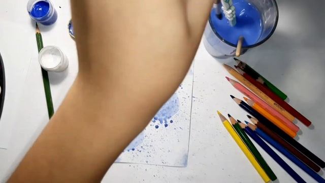 Как просто нарисовать картину за 5 минут || Лайфхаки рисования || Рисуем одуванчики смотреть онлайн