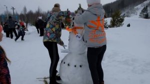 Фестиваль снеговиков в Кизеле