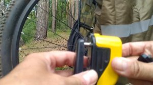 Бомбически крутой   велозамок с сигнализацией с алиэкспресс!!!
