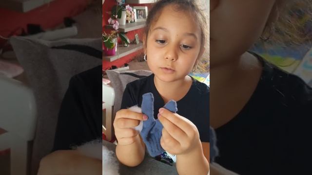 Зайка из носка для самых маленьких! Coniglietto fatto con la calza))) смотреть онлайн