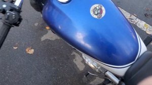 Холодный запуск Honda CB400ss