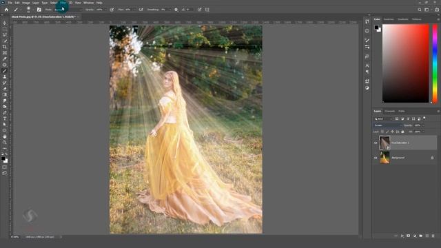 Create a Realistic Sun Ray in Photoshop CC  Sketch Station