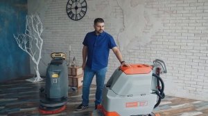 Сравнение поломоечных машин Беннет и Керхер (с баками на 50 литров)