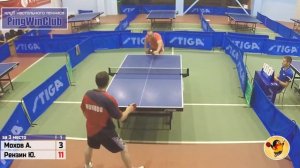 29.08.2017 ? Мохов А. - Рензин Ю. | "PingWinClub" за 3 место | настольный теннис Екатеринбург