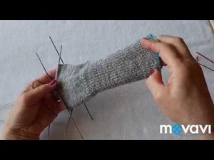 Вяжем двойные варежки. М/К Часть 2 (последняя) .