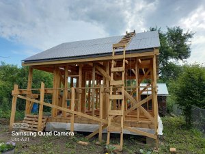 Крыша каркасного дома своими руками, ч.3