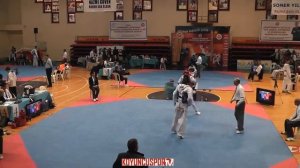 80kg Vahdet Yıldırım vs Cihat Satılmıs (2017 Turkish Senyor TKD Championships)