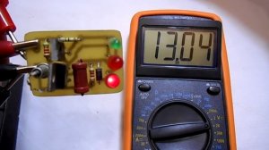 Светодиодный индикатор напряжения. LED voltage indicator