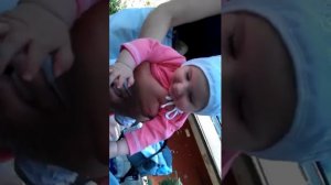 малыши болтают, разговор маленьких детей, общение с машей 5 мес