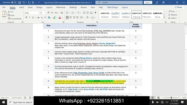 Exp19_Excel_Ch06_CapAssessment_Delta_Paint | Excel Chapter 6 Capstone Assessment - Delta Paint_Ch06