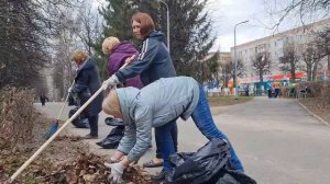 Сотрудники Администрации Новочебоксарска проводят экологический субботник