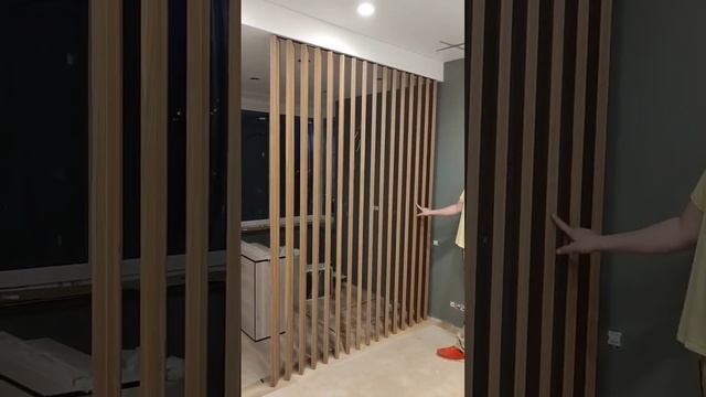 Поворотная перегородка из МДФ. #woodworking #дизайнинтерьера #interiordesign #roomdecor #ремонт смотреть онлайн