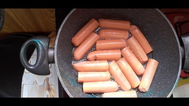 Яичница  С Ссисками для Колобка,Как Вчера!