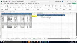 Excel- Filter the Data using Filter Function FILTER()