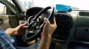 как снять руль и подушку сигнала лада калина