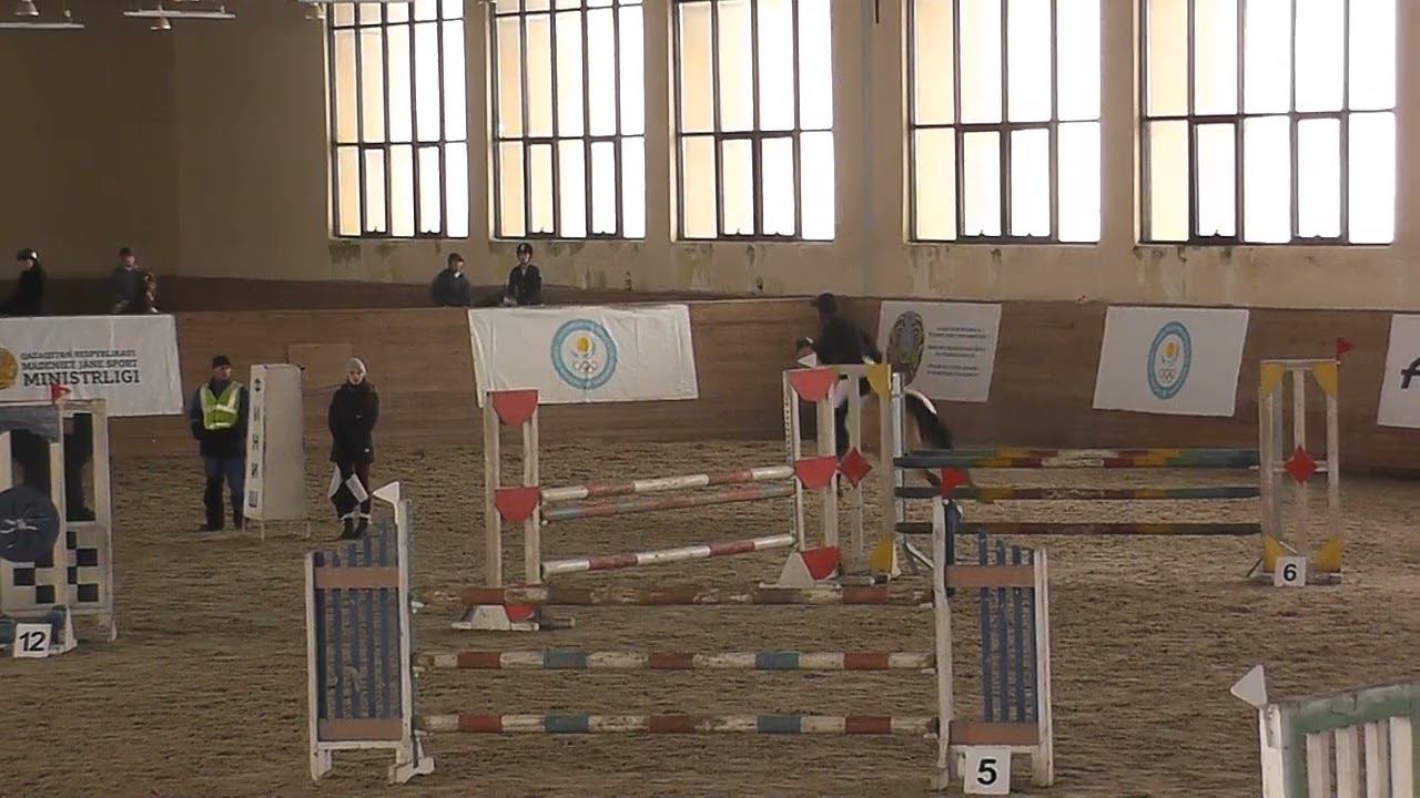 Турсунов Рамиль и Хазар, 110 см, Чемпионат РК 2022, Алматы, 19-03-2022