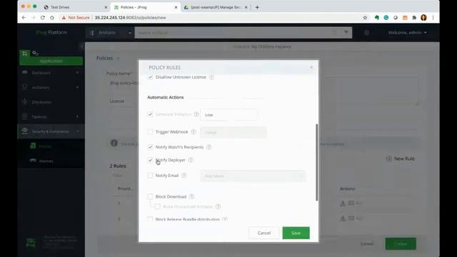 [Hands-on Lab]  -  Manage Security and Compliance with JFrog Xray