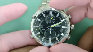 Casio Edifice EQB-900 Bluetooth & Solar Power Time setting and Adjusting Home Position