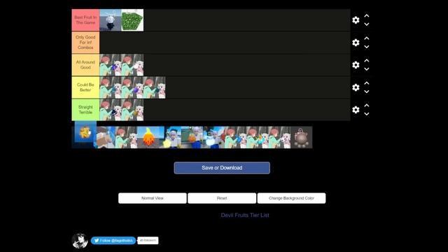 [GPO] The Devil Fruit Tier List.. смотреть онлайн